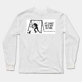 The Adrian's Undead Diary At Least He's Not on Fire logo Long Sleeve T-Shirt